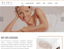 Tablet Screenshot of cascada-spa.com